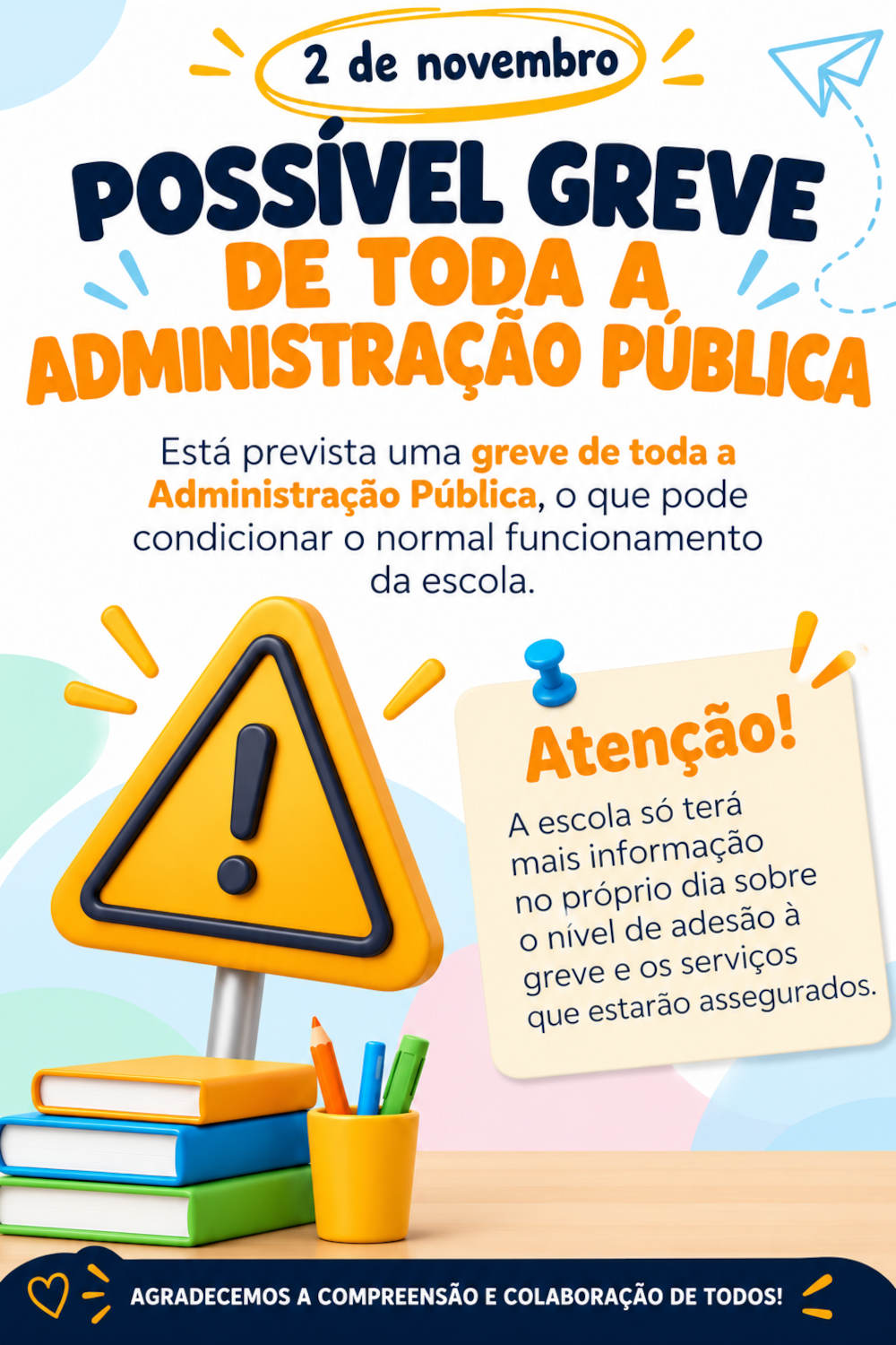 Possivel greve na Administracao Publica