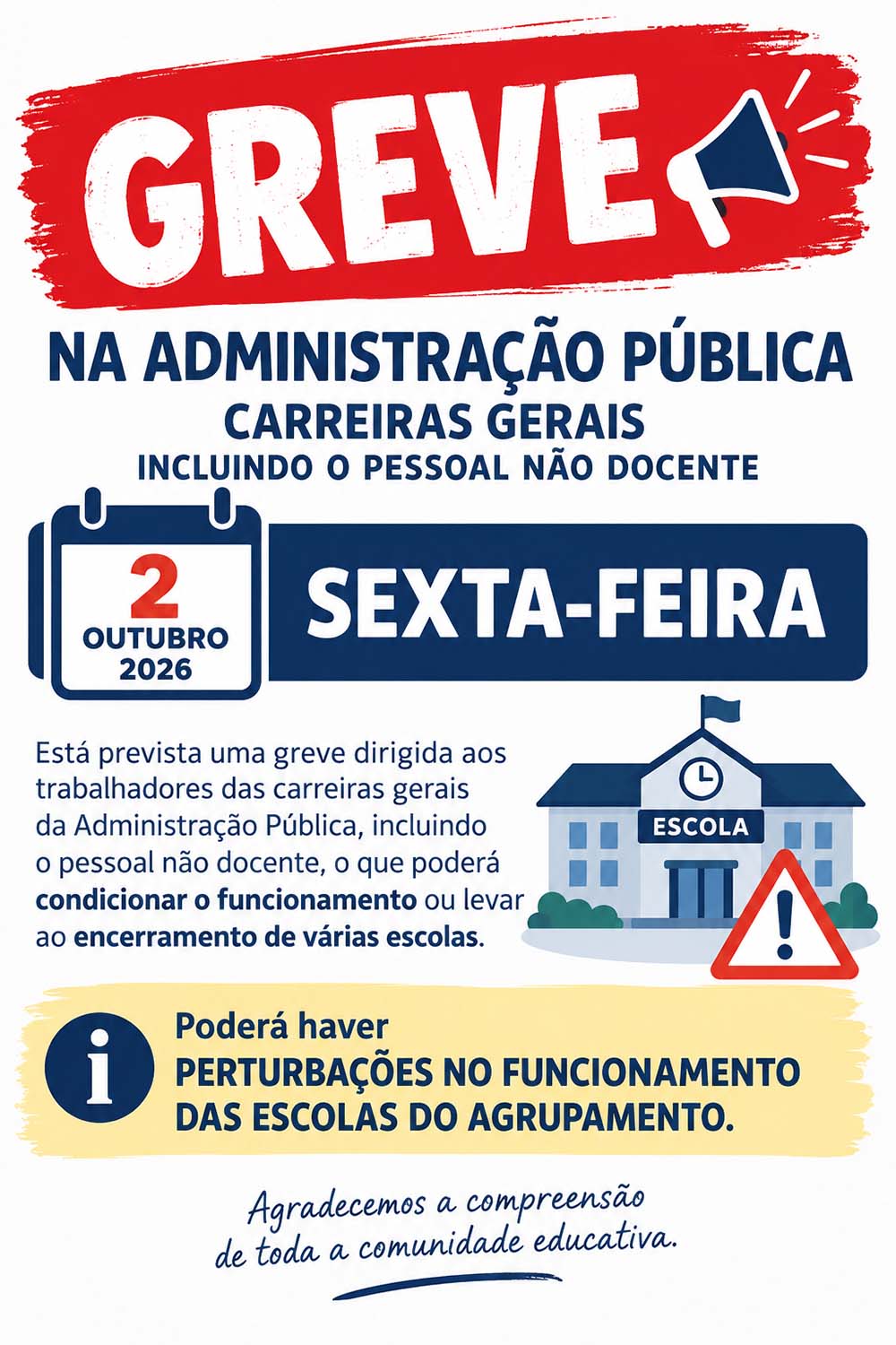 pre aviso de greve